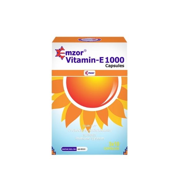 Emzor Vitamin E 1000IU