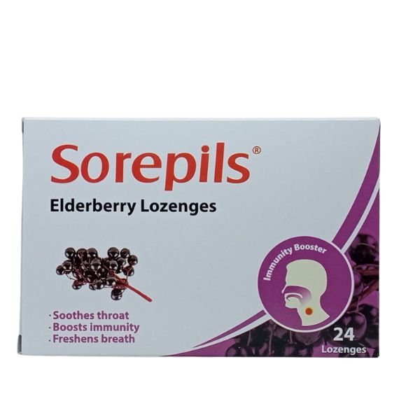 Sorepils Elderberry Lozenges