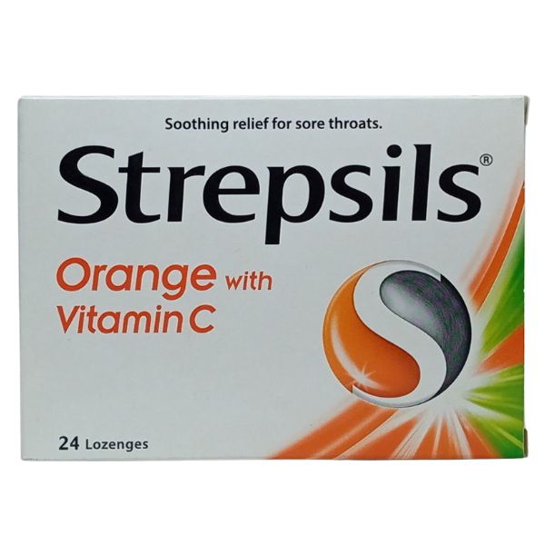 Strepsils Orange With Vitamin C