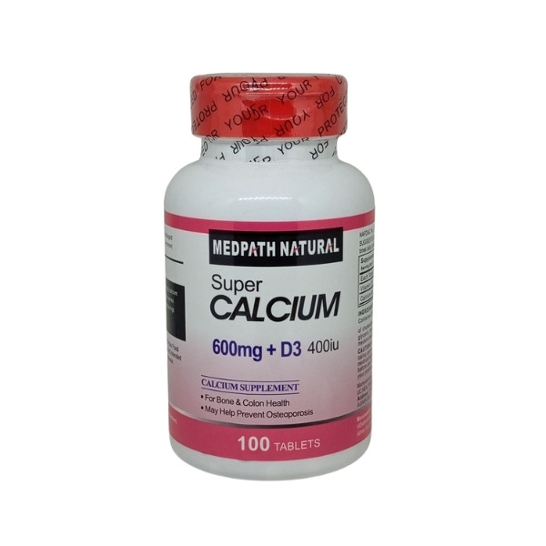 Medpath Super Calcium 600mg + D3 400IU