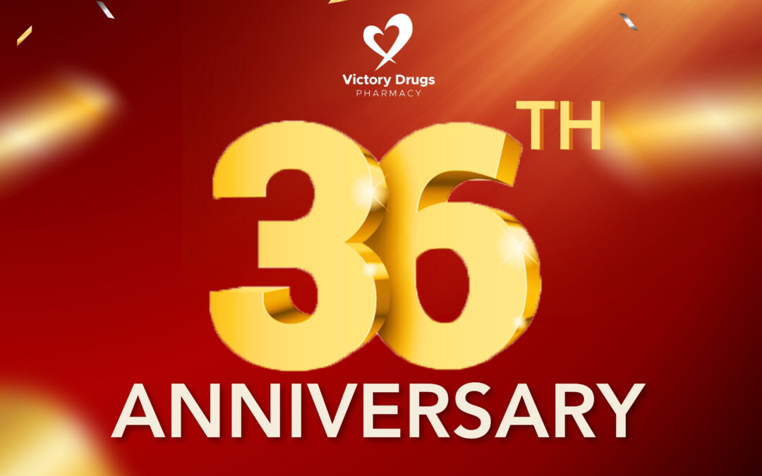 Hurray! Your Victory Drugs is 36!