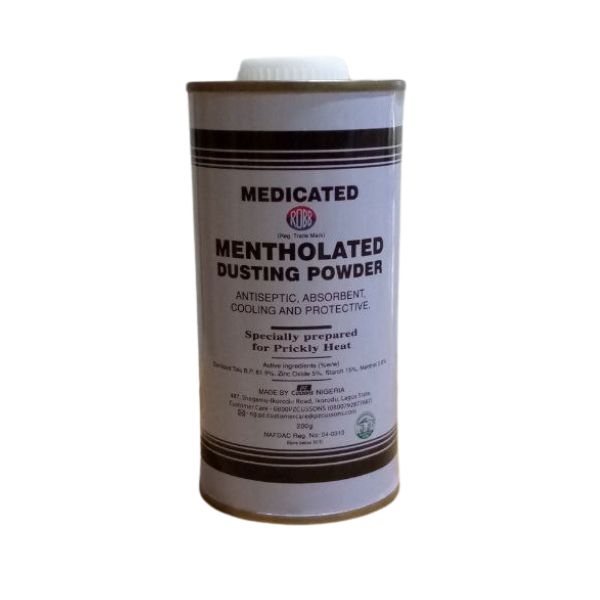 Medicated Mentholated Dusting  Powder