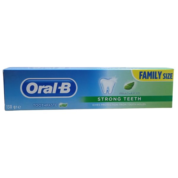 Oral-B Strong Teeth Herbal Mint Gel Toothpaste