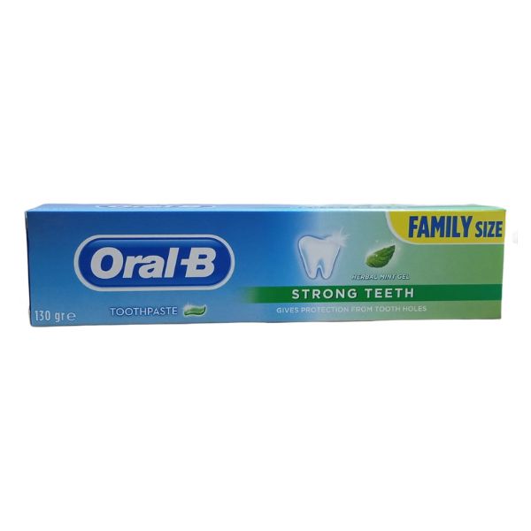 Oral-B Strong Teeth Herbal Mint Gel Toothpaste