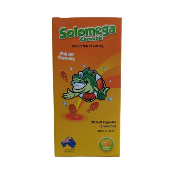 Solomega Chewable Fish Oil Capsules